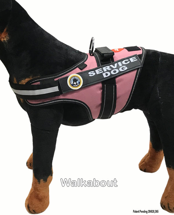Pink service dog vest sale