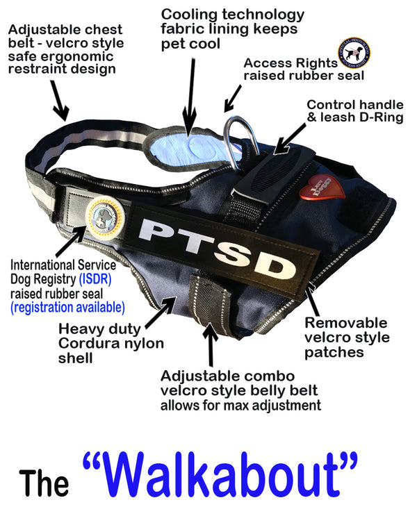 Service dog vest with velcro patches deals