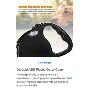 DOGNESS-Purple-retractable Leash - Extends from 1'-16' for 1-90 lb Dogs