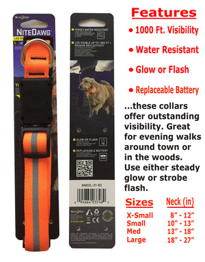 NITEDAWG - LED Safety Dog Collar