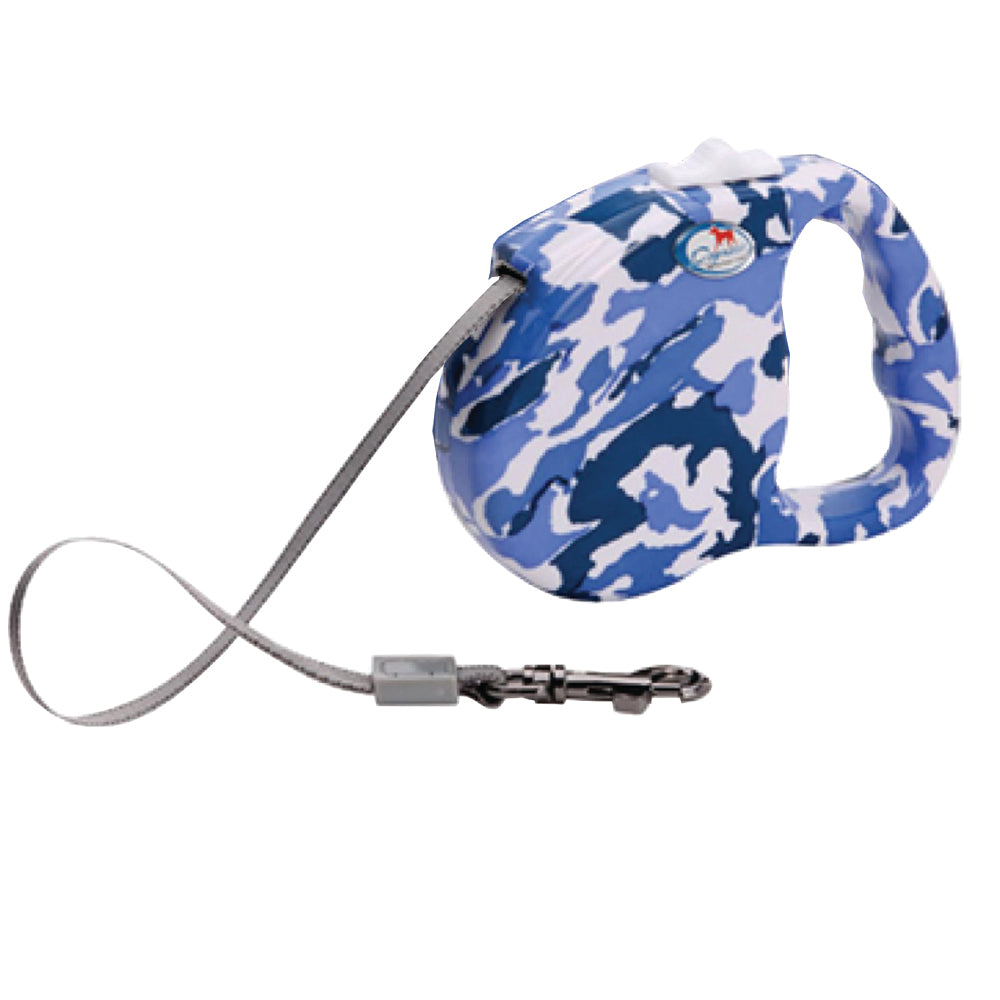DOGNESS-Camo-retractable Leash - Extends from 1'-16' for 1-90 lb Dogs