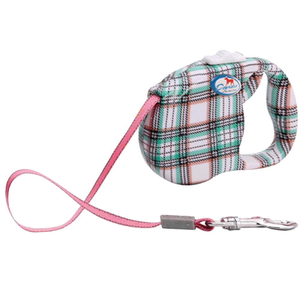 DOGNESS-Cloth Stripes-retractable Leash - Extends from 1'-16' for 1-90 lb Dogs