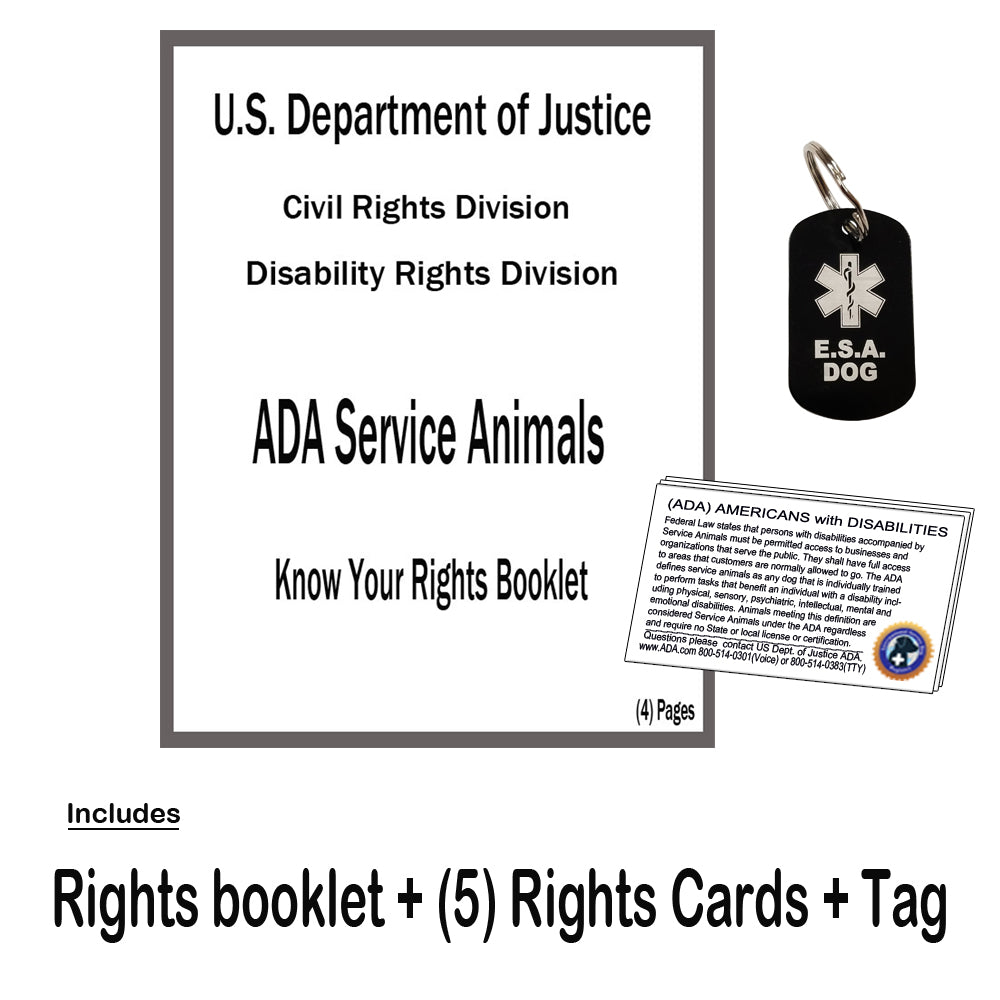 ESA Dog Vest-ID-Leash-Dog Tag