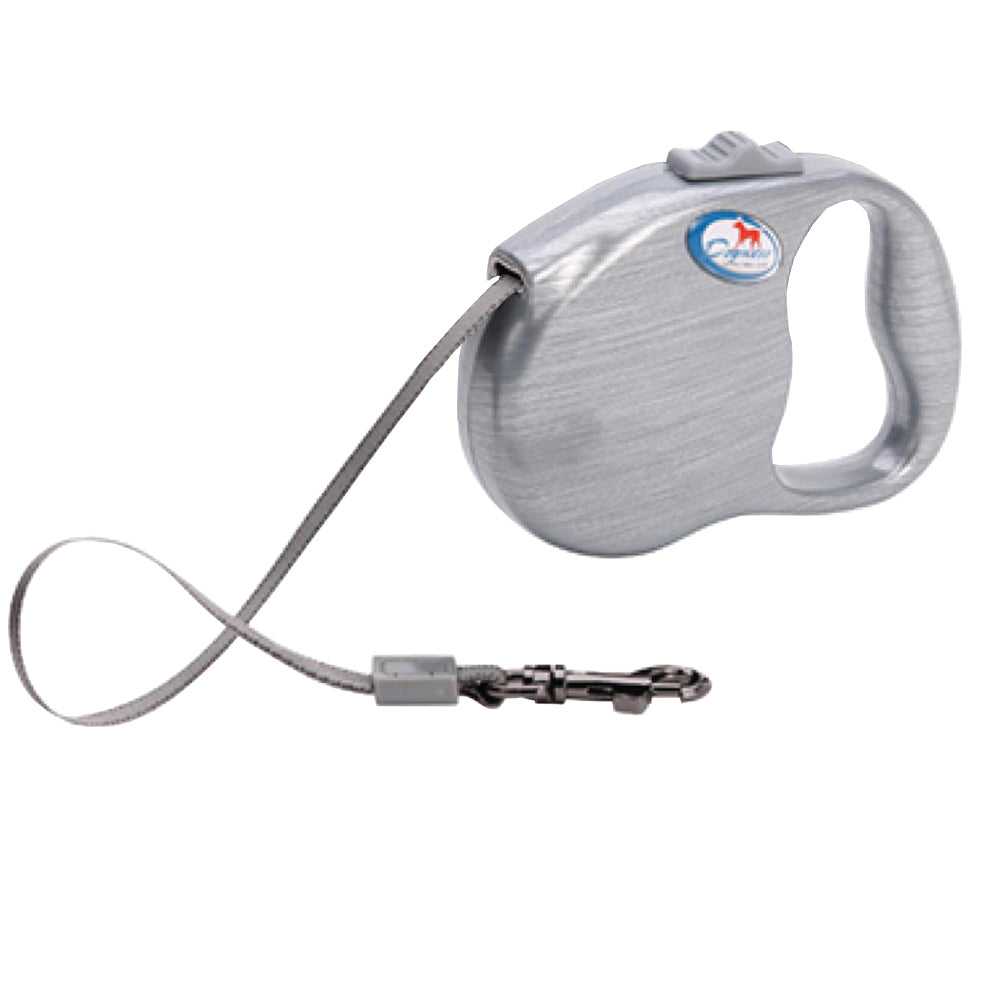 DOGNESS-Metal-retractable Leash - Extends from 1'-16' for 1-90 lb Dogs