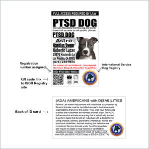 PTSD Dog ID Registration