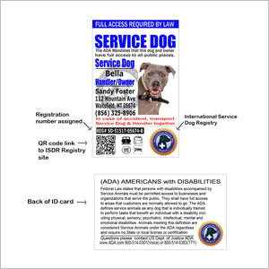 Service Dog ID Registration